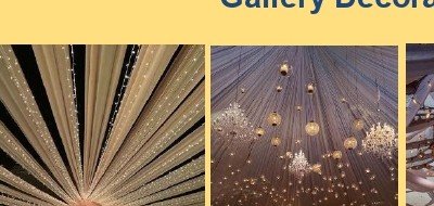 Radial Gazebo Fairy Lights - Ahmedabad Event Management