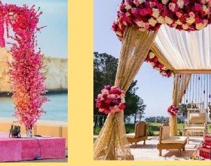 Royal Gold & Rose Mandap - Ahmedabad Event Management
