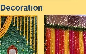 Yellow & White Mehendi Canopy - Ahmedabad Event Management